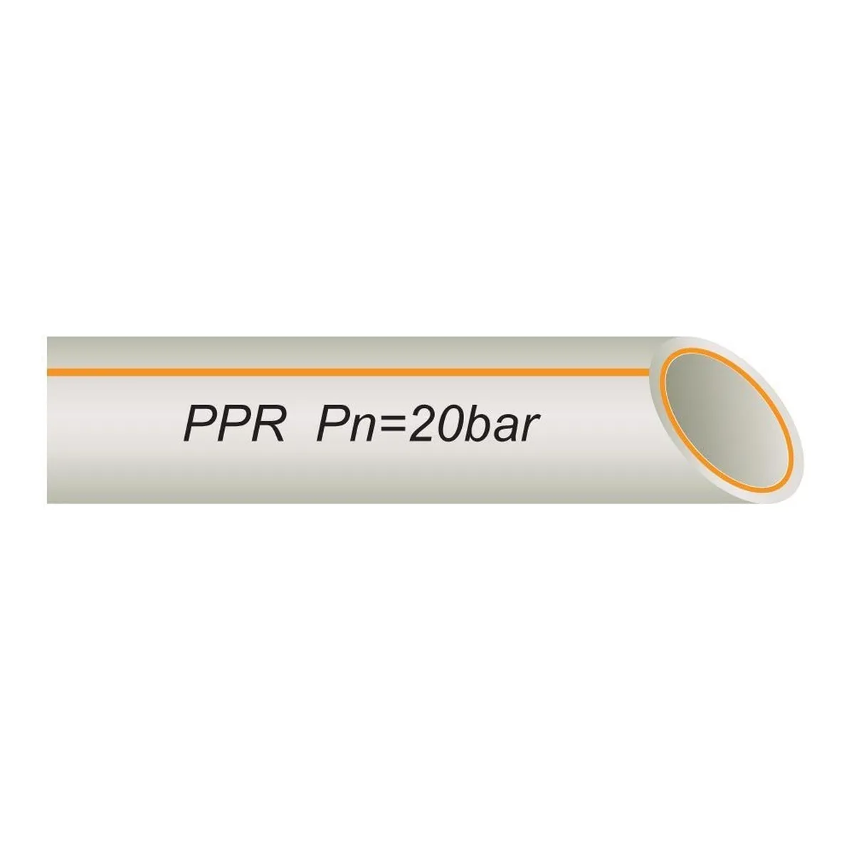 Труба PPR Fiber PIPE ф25×4.2mm зі скловолокном, VSplast