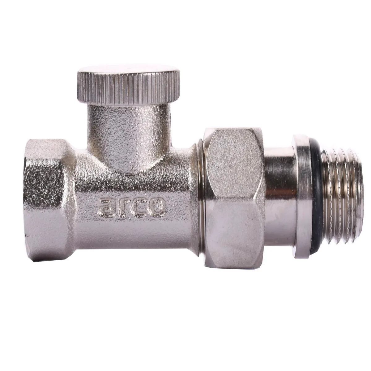 Кран радіаторний прямий 1/2″ під ключ з ущільнювачем 507655, ARCO
