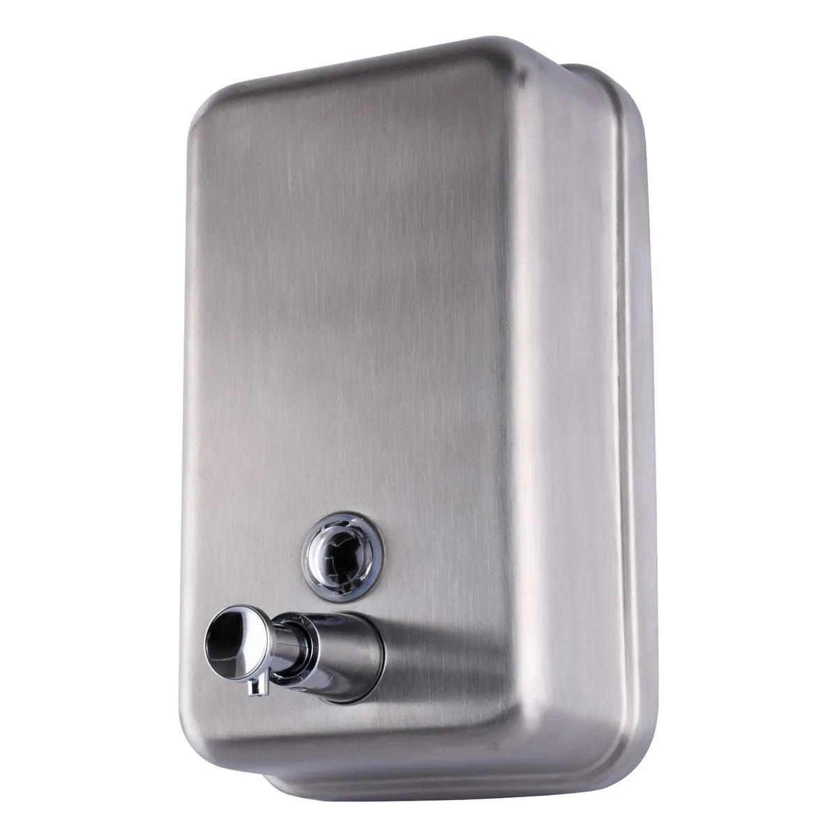 Дозатор рідкого мила 13.111-1,0L вертикальний 1000 мл, Stainless Steel SUS304, HOTEC