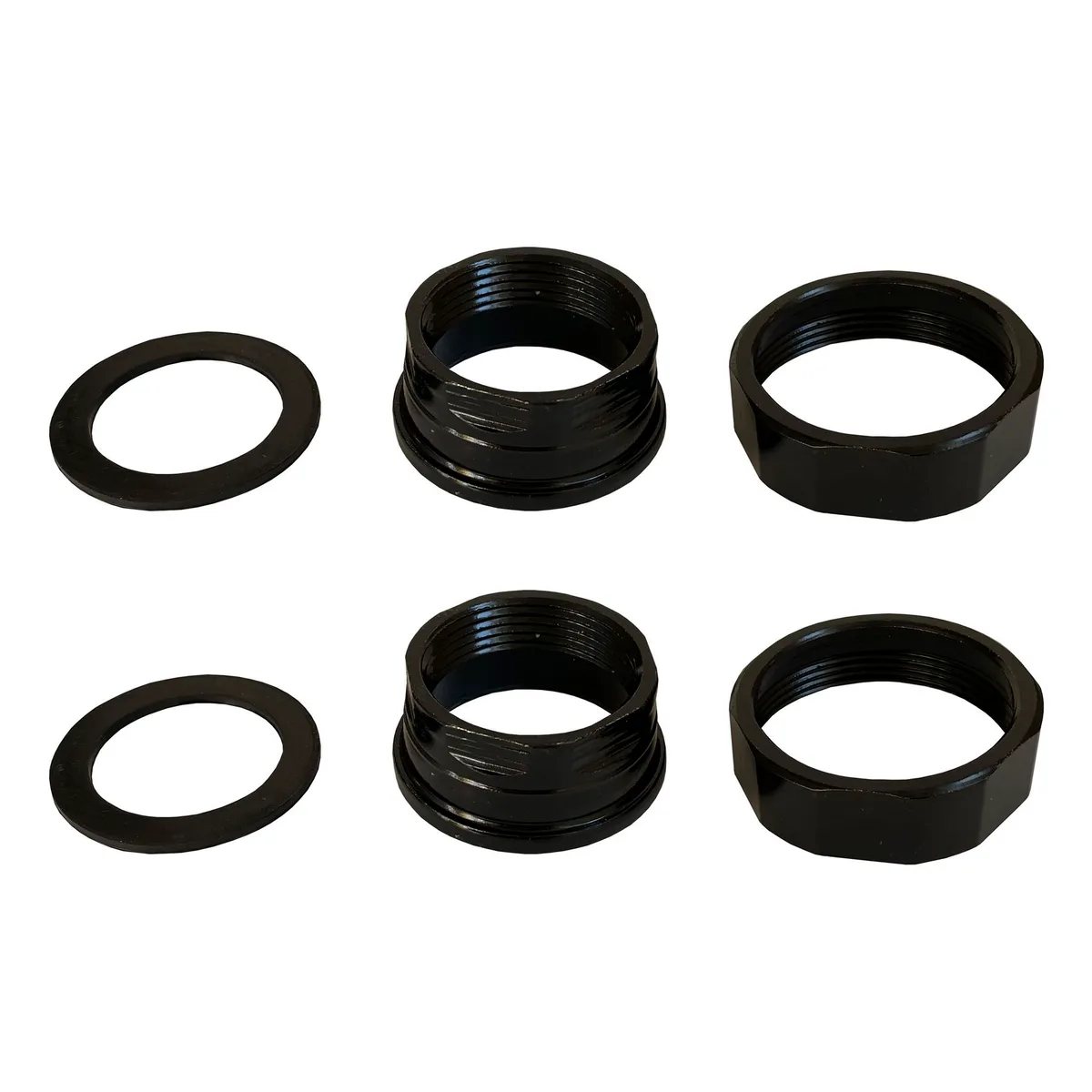 Комплект гайок 2″ - 1 1/4″ сталь ( комплект 2 упаковки )