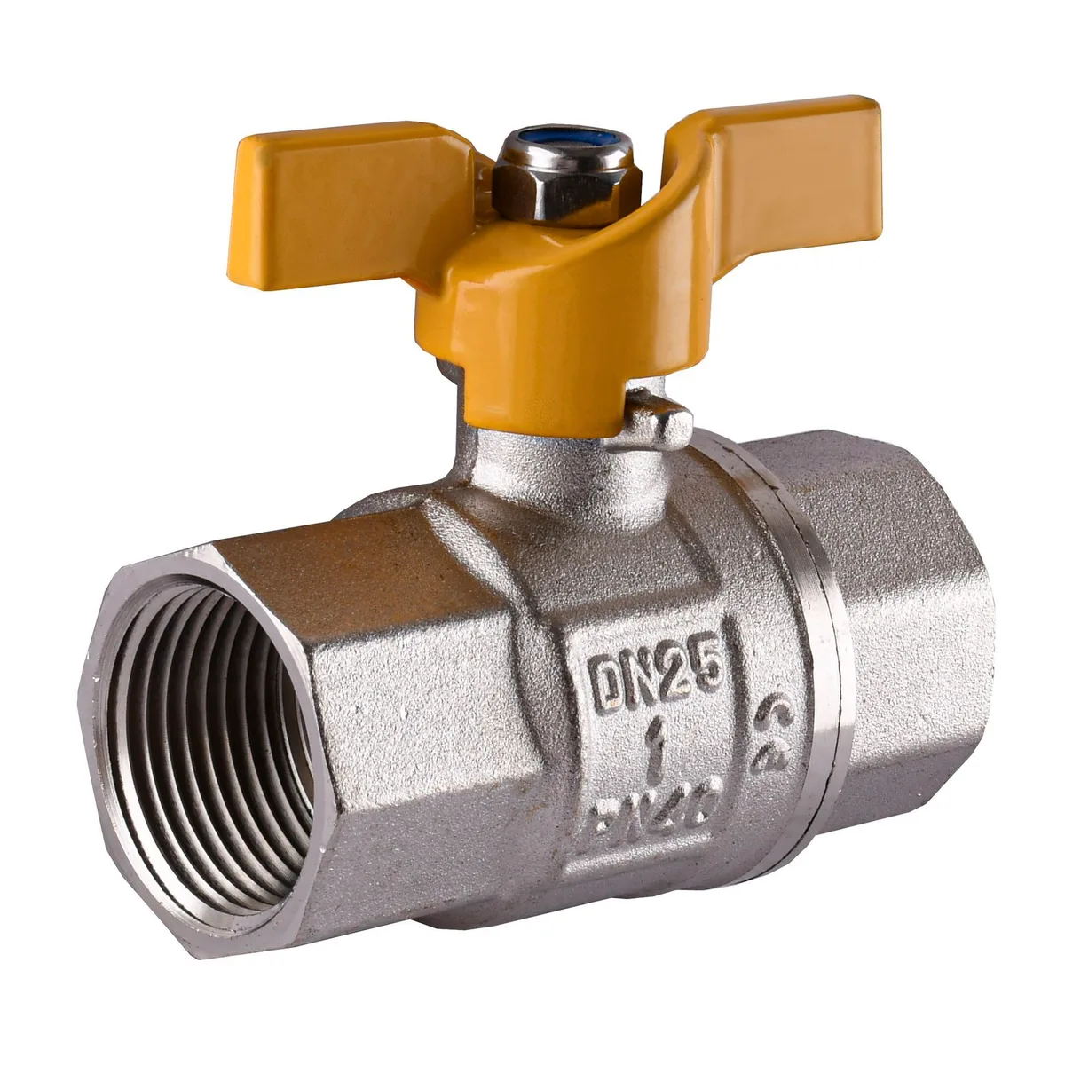 Кран кульовий прямий 1″ ВВ ЖБ SL1507, SELBA