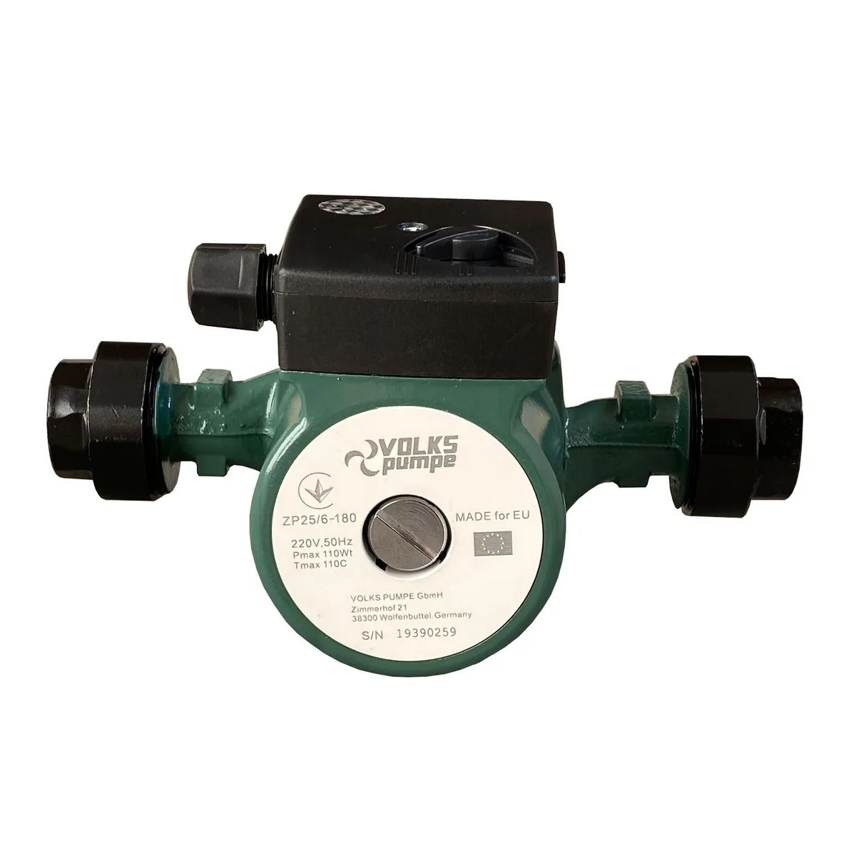 Насос циркуляційний pumpe ZP25/6 180 мм + гайки, VOLKS