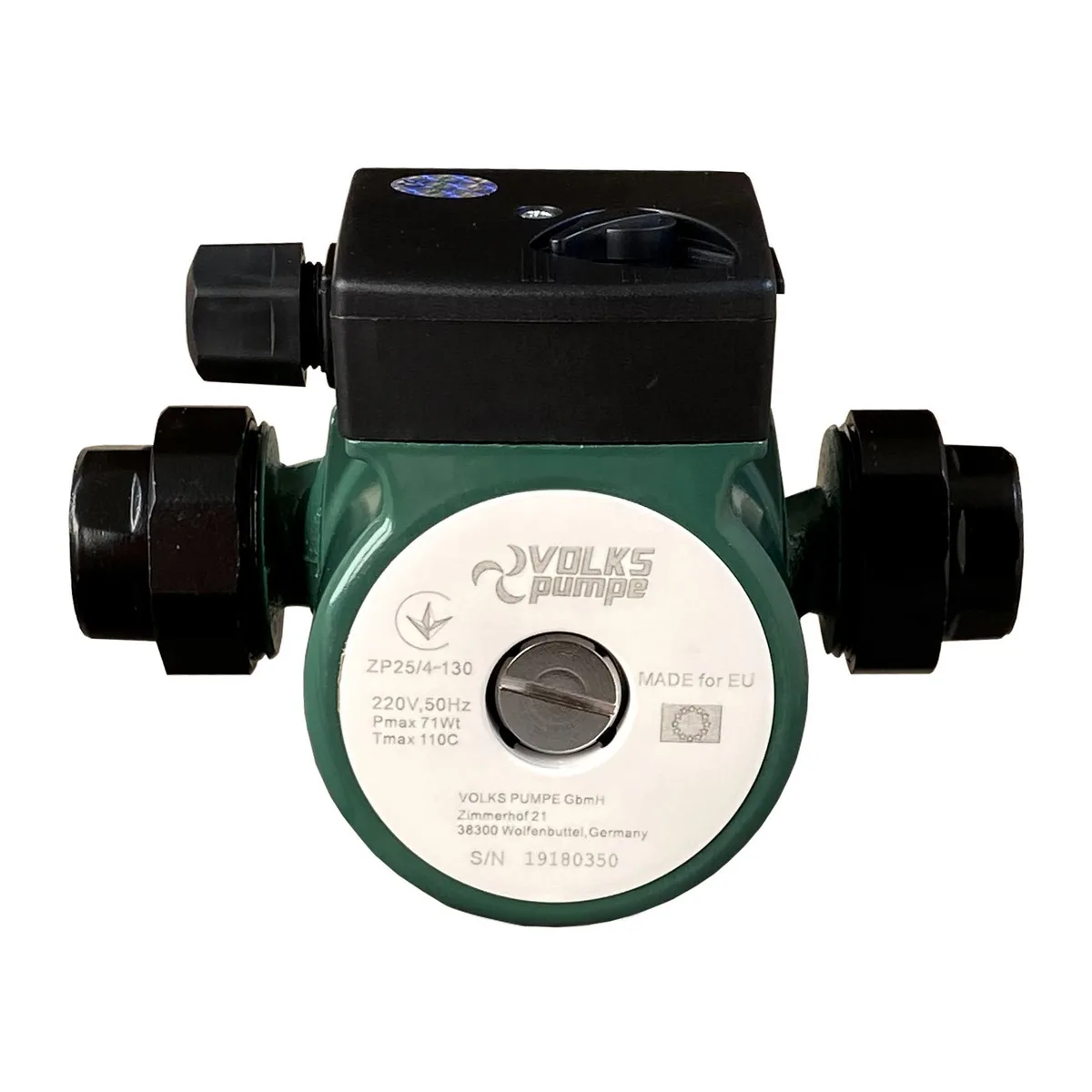 Насос циркуляційний pumpe ZP25/4 130 мм + гайки, VOLKS