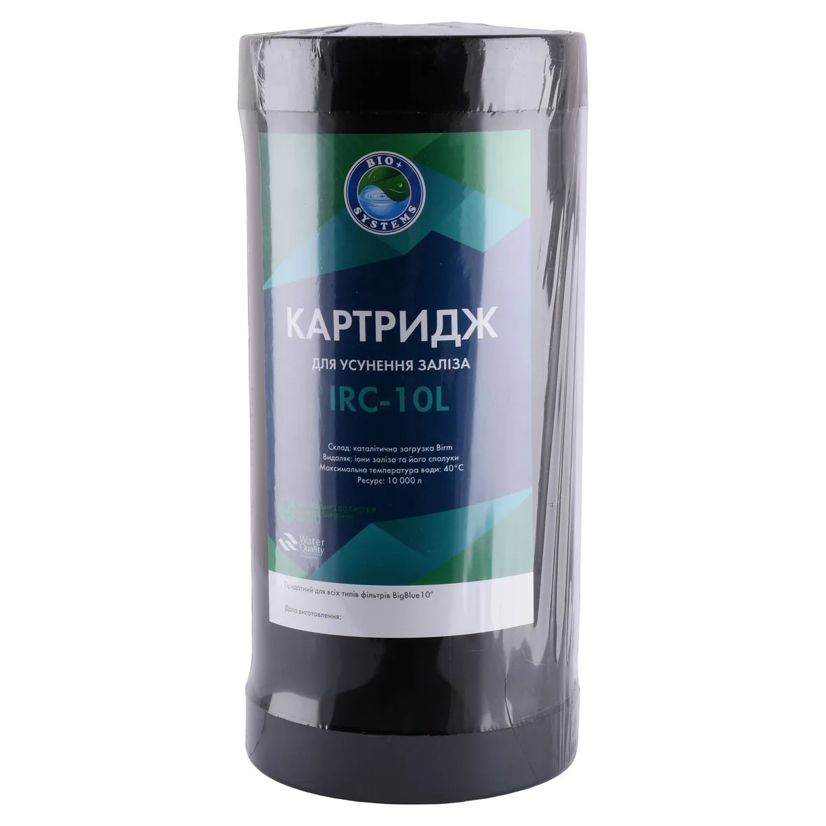 Картридж для усунення заліза IRC-10L Big Blue 10″, Bio+ systems