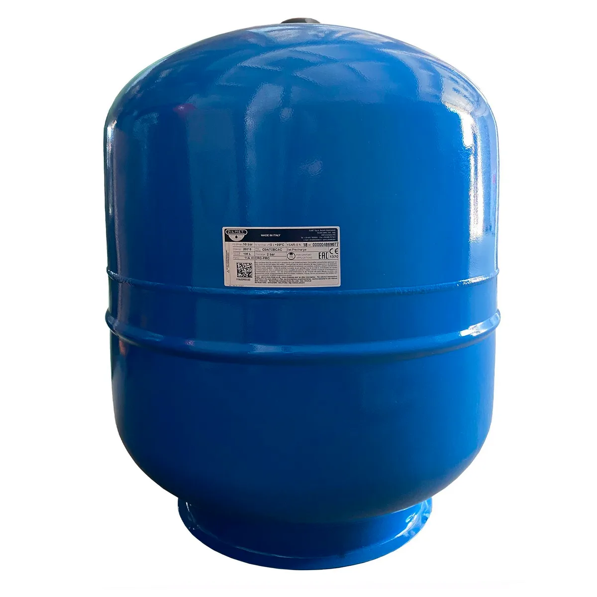 Гідроакумулятор з фіксованою мембраною 105 л HYDRO-pro 10bar ( 11A0010500 ), Zilmet