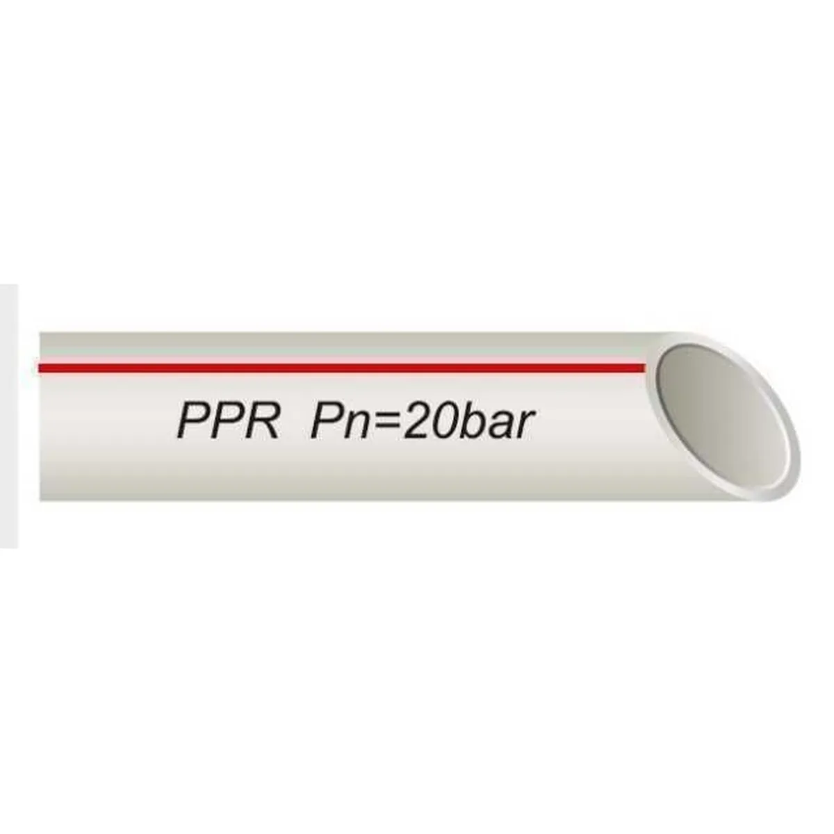 Труба PPR-AL-PIPE ф25 GERMANY STD з алюмінієвою фольгою(червона упаковка), VSplast