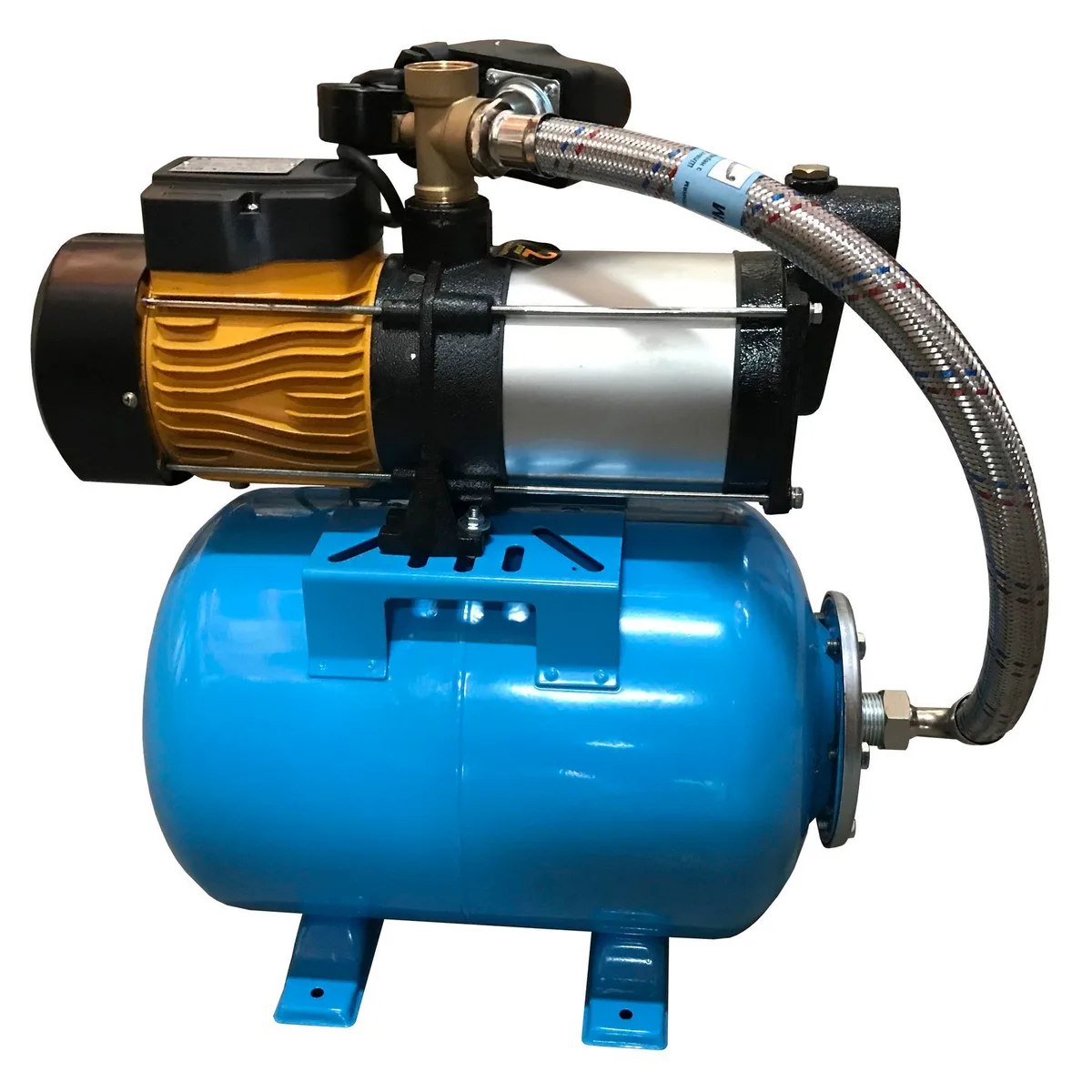 Насосна станція MH-N1100 INOX-24 1,1кВт багатоступ, нерж, колеса, на гребінці, Optima