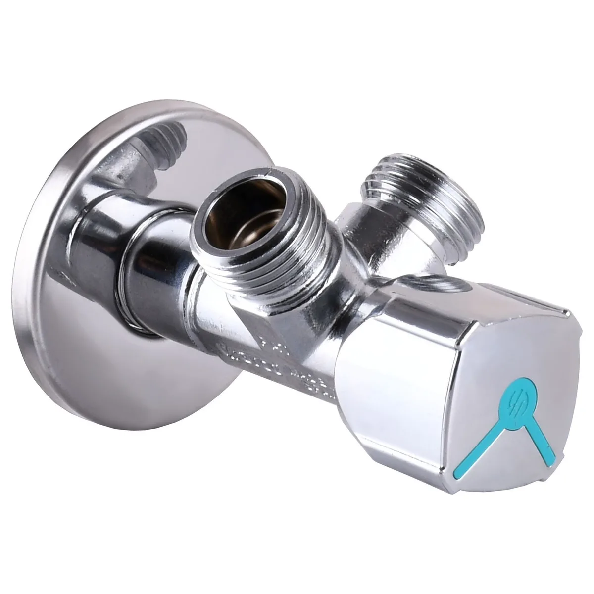 Кран кульовий кутовий подвійний 1/2″х 1/2″х1/2″ A80TWIN CQ4105, ARCO