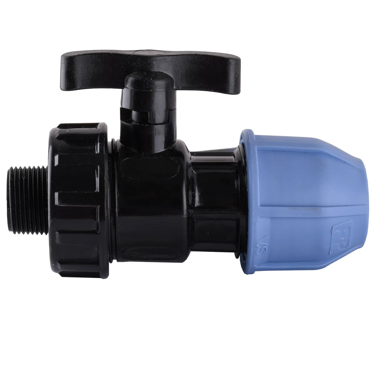 Кран кульовий ПНД 32×1" ЗР 6003, Vsplast