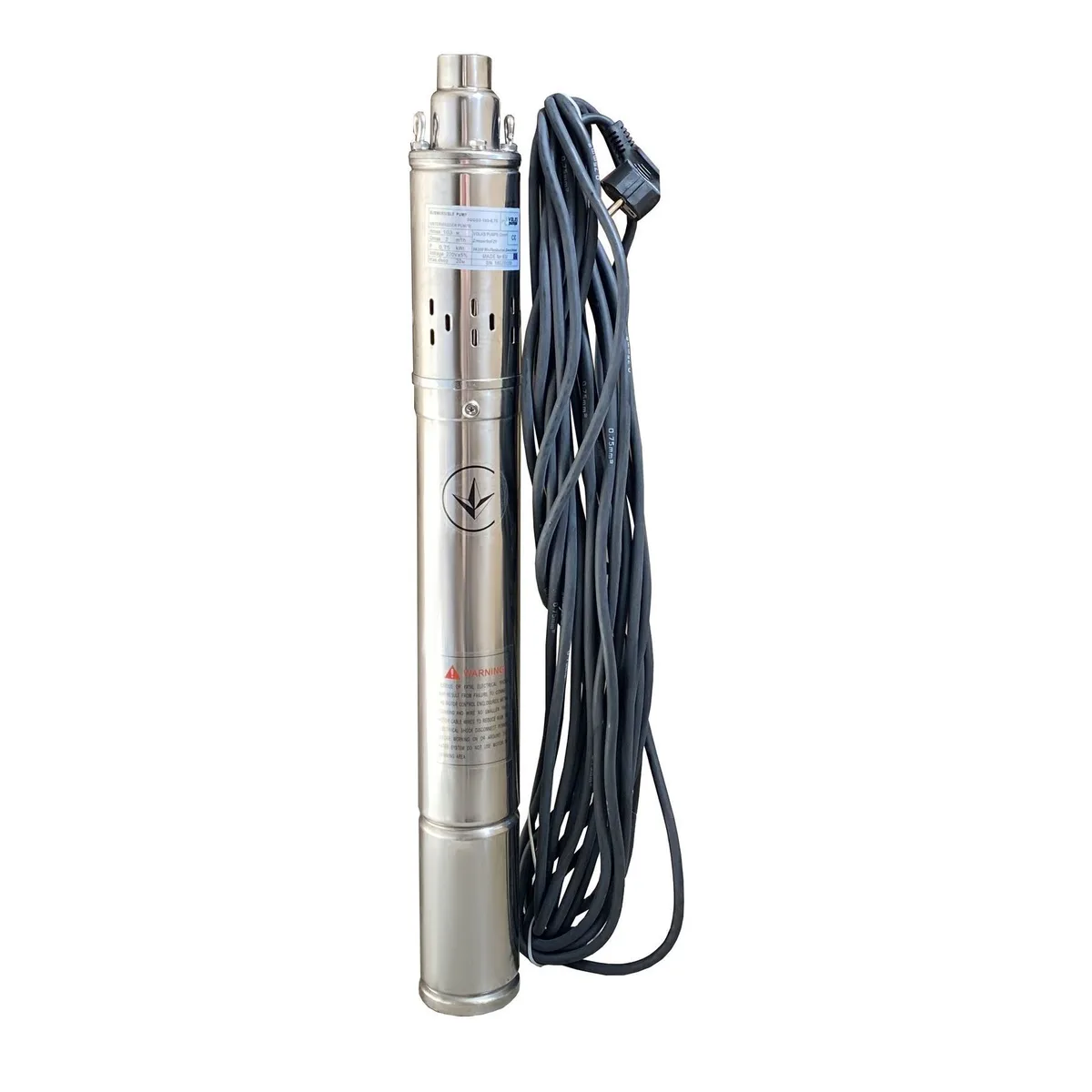 Насос свердловинний шнековий pumpe 3QGD 2-103-0,75кВт 3 дюйми + кабель 15 м, VOLKS
