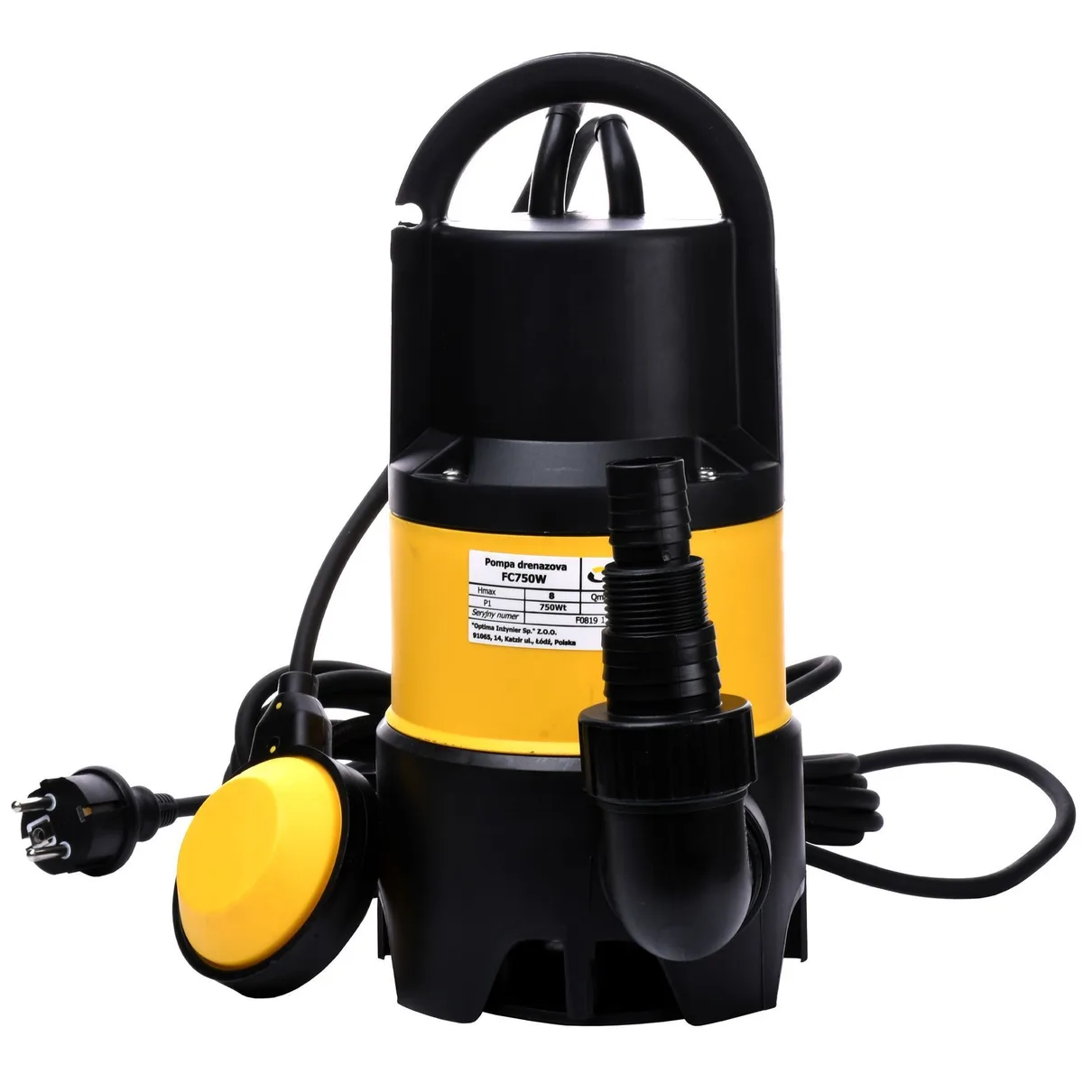 Насос дренажний FC750W 0,75кВт, Optima