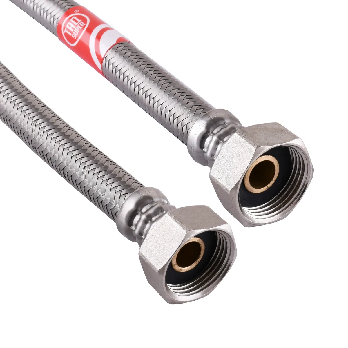 Шланг водяний посилений 1/2″x1/2″ ВВ 0,3 м TAQ SUPER HG-1212-300 890, TUCAI