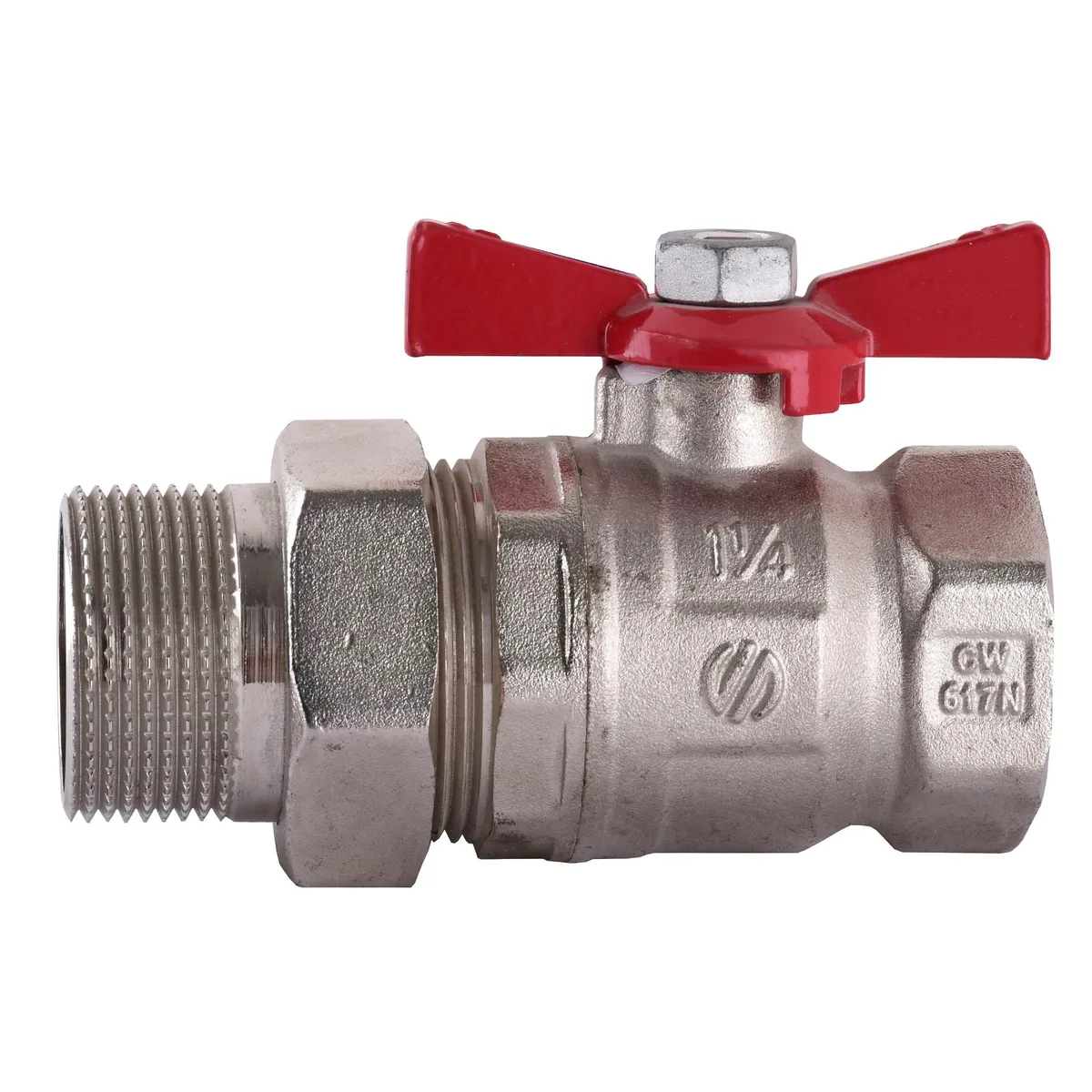 Кран кульовий прямий з американкою 1 1/4″ SENA 154106, ARCO