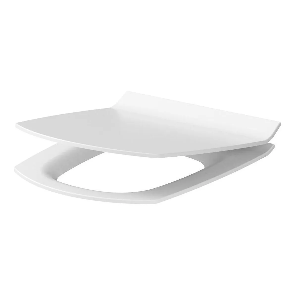 Кришка для унітазу CARINA дюропласт ліфт SLIM ONE BUTTON, Cersanit