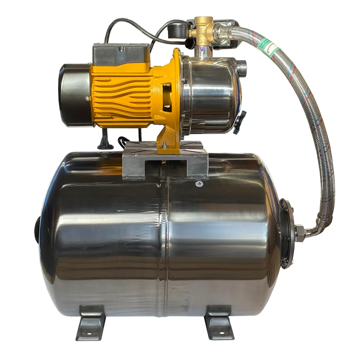 Насосна станція JET100S-PL-50INOX 1,1кВт нержавійка на гребінці, Optima