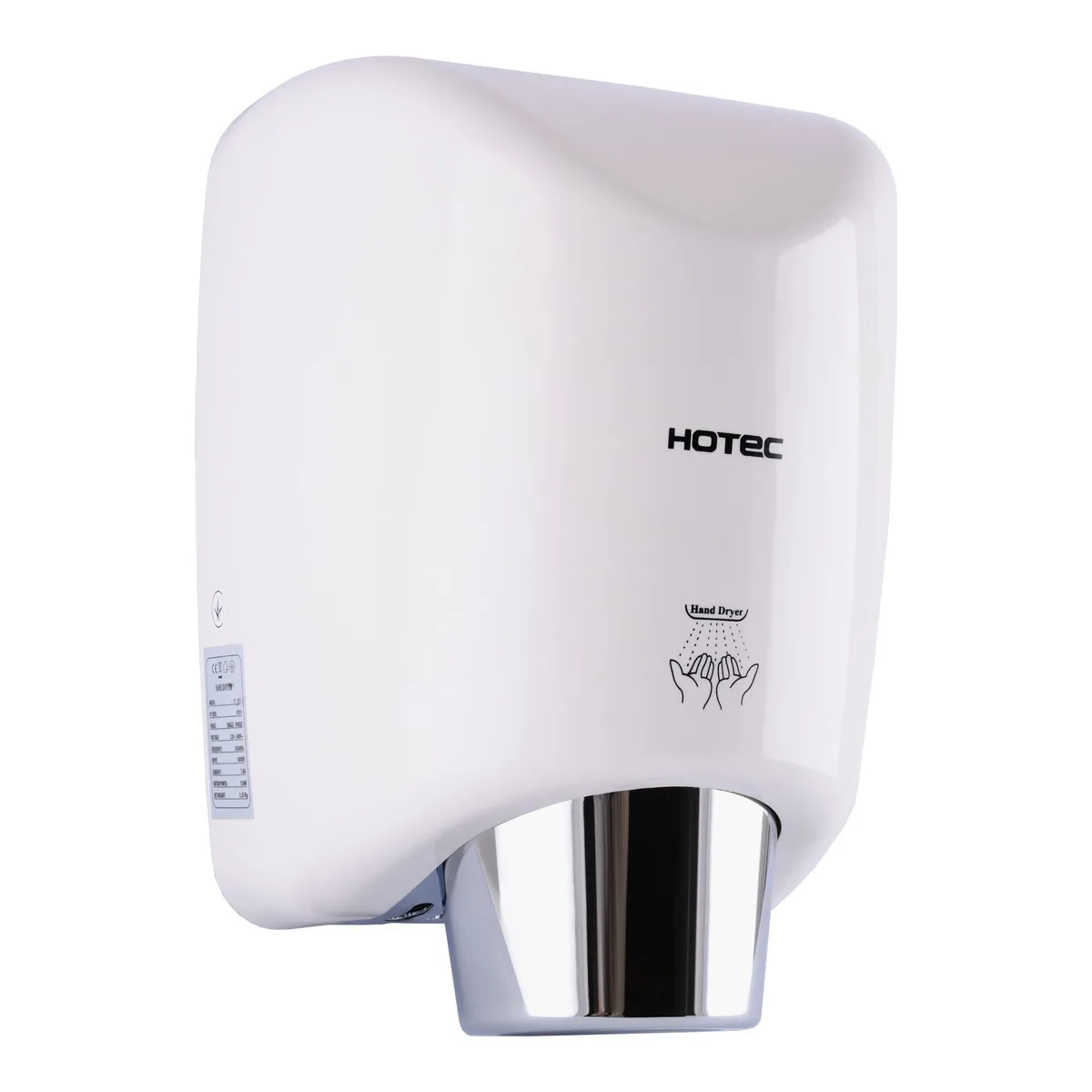 Сушарка для рук 11.251 ABS White, HOTEC