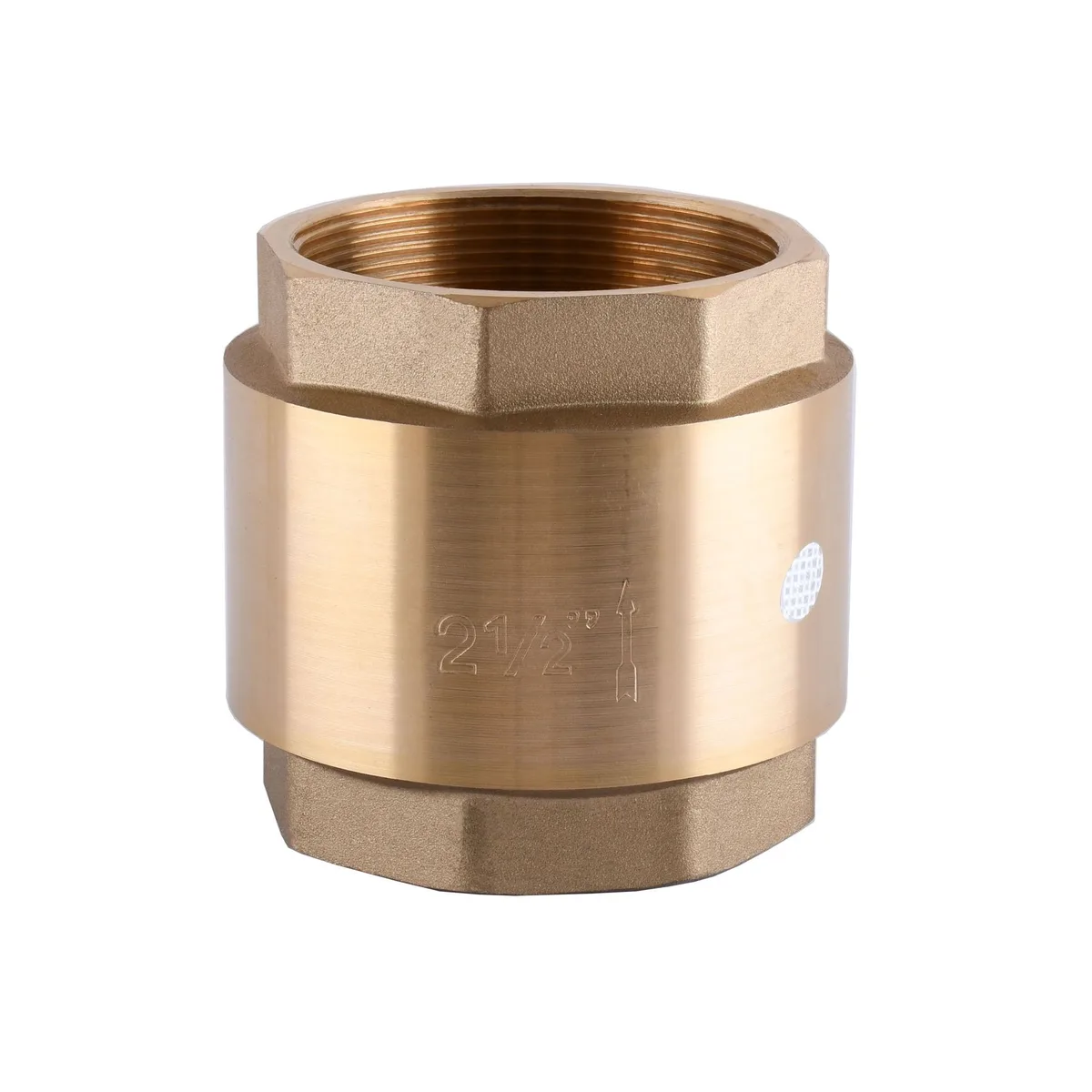 Клапан зворотнього ходу води лат.шт.2 1/2″ С6022, SOLOMON