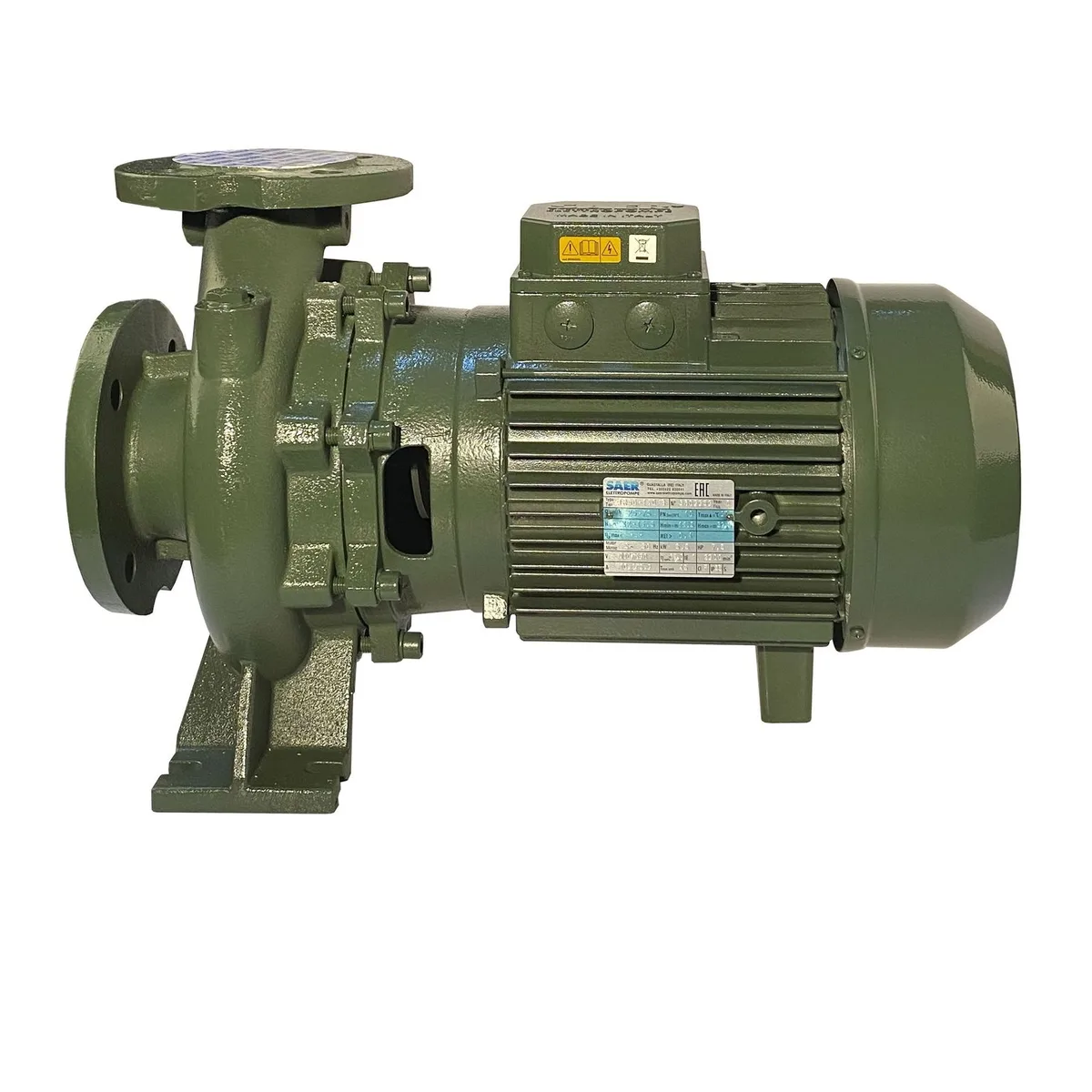 Насос моноблочний IR 50-160B 5,5 кВт (75 м3/год, 32.5 м), SAER