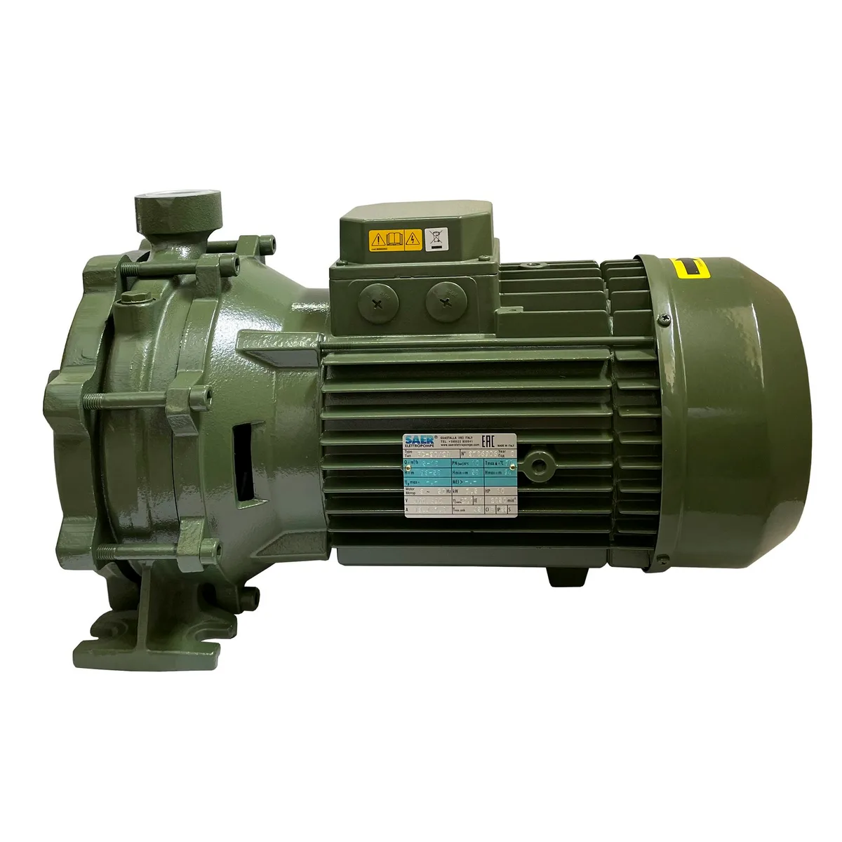 Насос відцентровий FC-30 2A з двома робочими колесами, трифазний, SAER