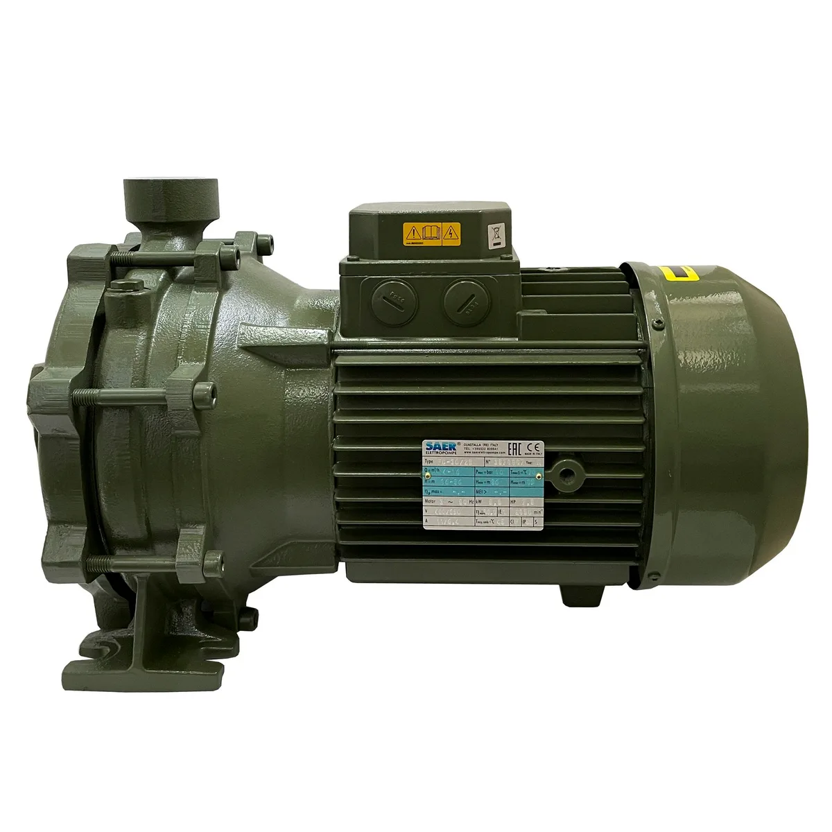 Насос відцентровий FC-30 2B з двома робочими колесами, трифазний, SAER