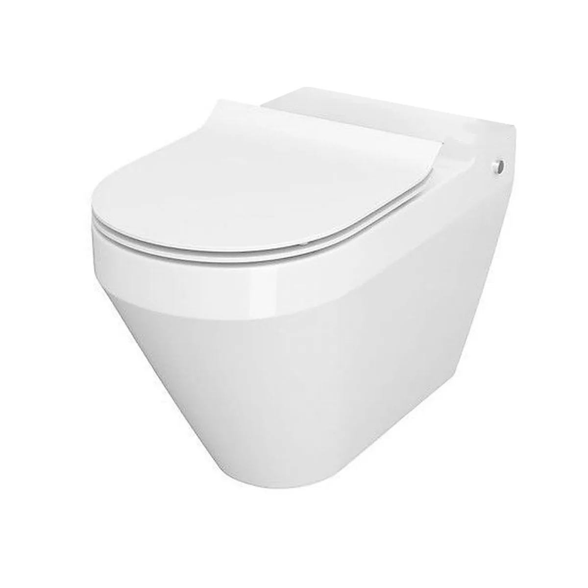 Унітаз компакта CREA 010/020 OVAL з сидінням дюропл SLIM LIFT (без бачка), Cersanit