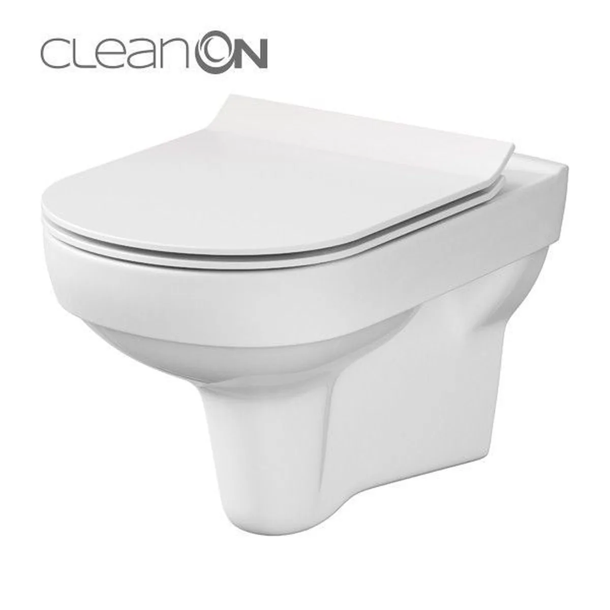 CET 794 CITY NEW CLEAN ON підвісний з кришкою дюропласт ліфт SLIM, Cersanit