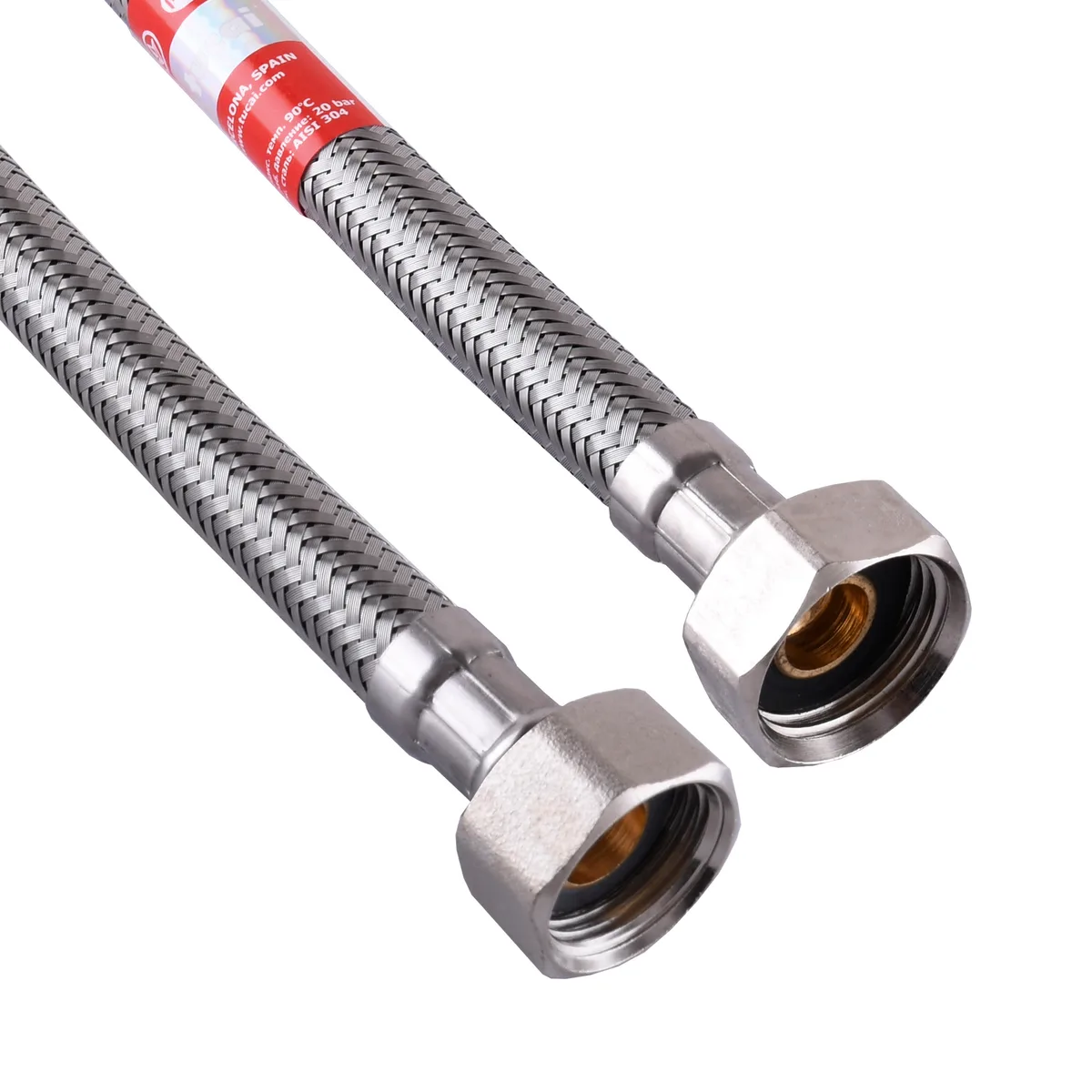 Шланг водяний посилений 3/4″x3/4″ ВВ 0,3 м. TAQ SUPER HG-3434-300 855, TUCAI
