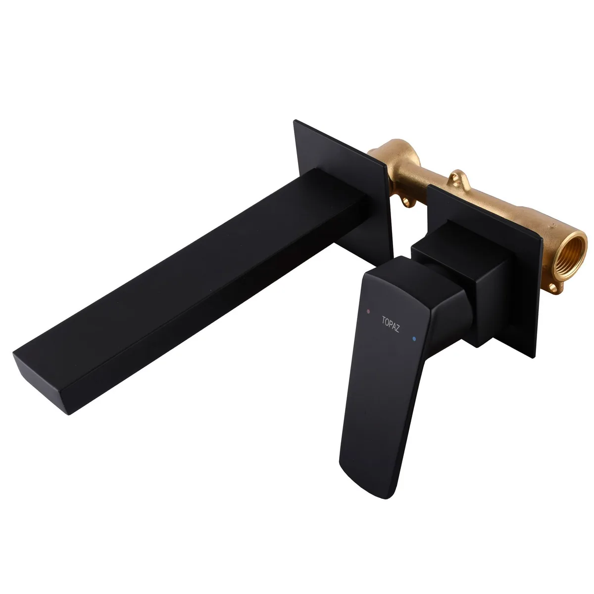 Змішувач для умивальника LEXI TL 21235-H57A-BL, TOPAZ