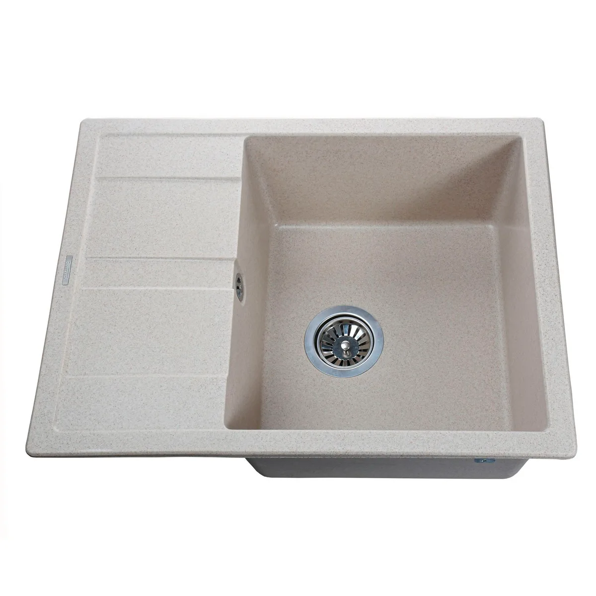 Гранітна мийка ONE піщаний 650×500 мм-А0004, Globus Lux