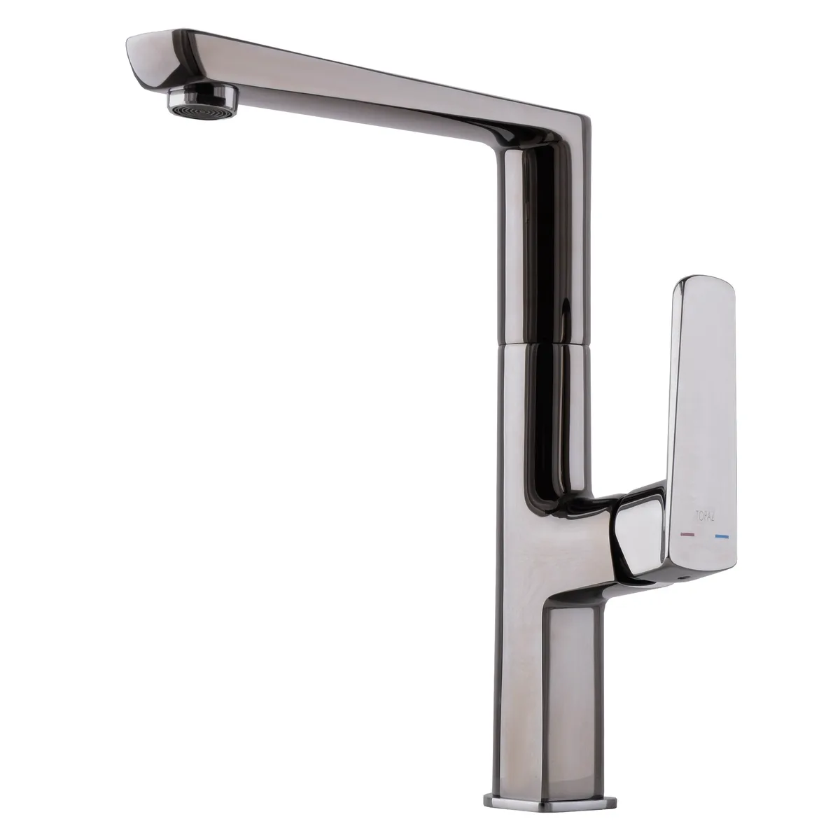 Змішувач для кухні LEXI TL 21401-H57-GB cartridge D25 шланги 55 см, титан блиск PVD, TOPAZ