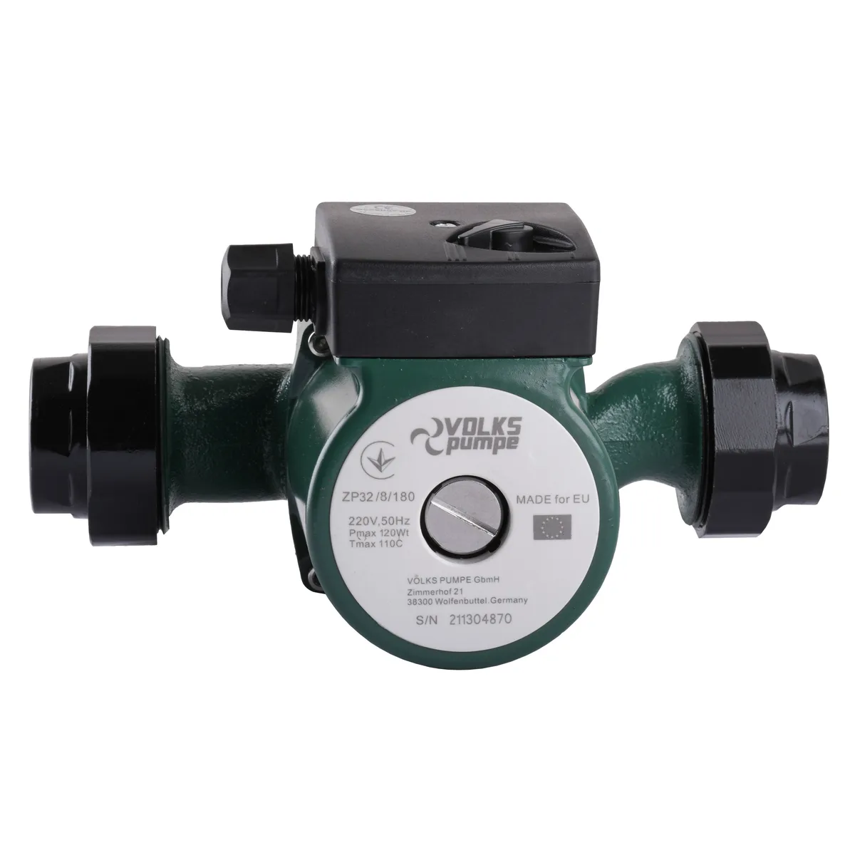 Насос циркуляційний pumpe ZP32/8 180 мм + гайки, VOLKS
