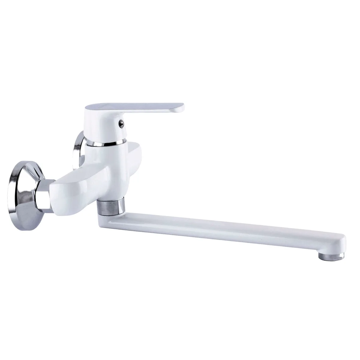Змішувач для кухні зі стіни Laguna GLA-0104-7-WHITE, Globus Lux