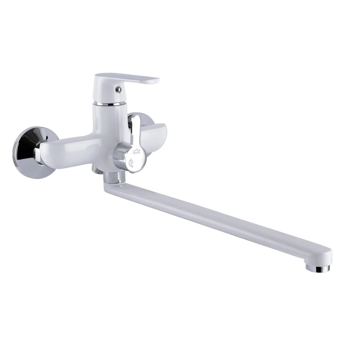 Змішувач для ванної Laguna GLA-0208-7-WHITE EURO, Globus Lux