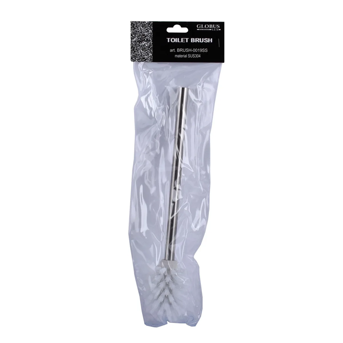 BRUSH-0019RM-Йоржик с трубкою латунною-() в пакеті, Globus Lux