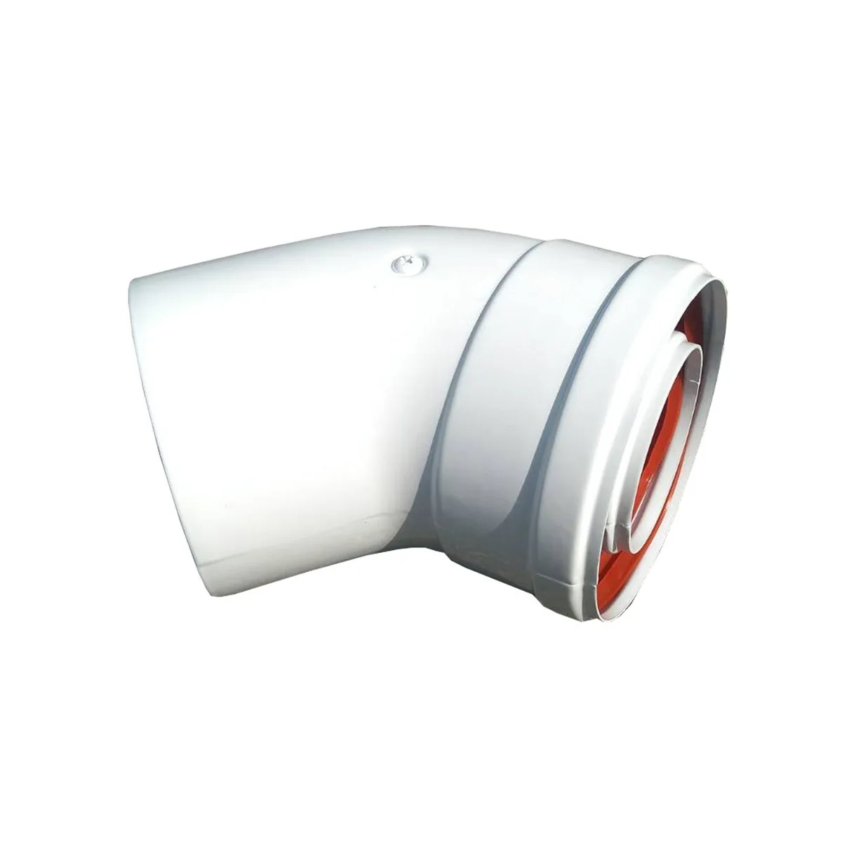 Коліно 45 градусів, d=60/100 mm CE.00.30 H ( TR.6045F )