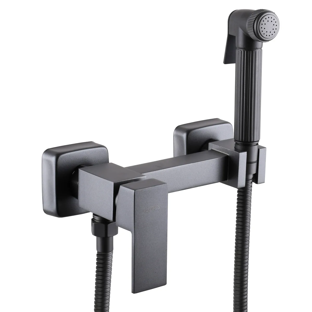 Змішувач гігієнічний Niagara GLN-5-106MIX-Graphite, Globus Lux