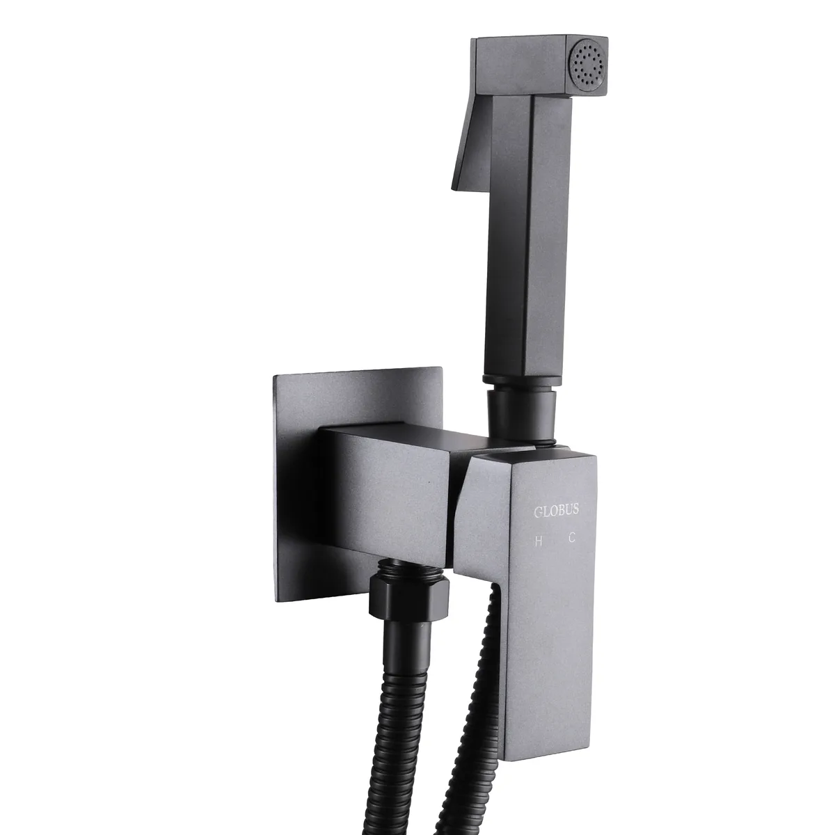 Змішувач гігієнічний Milano GLM-0-106MIX-Graphite, Globus Lux