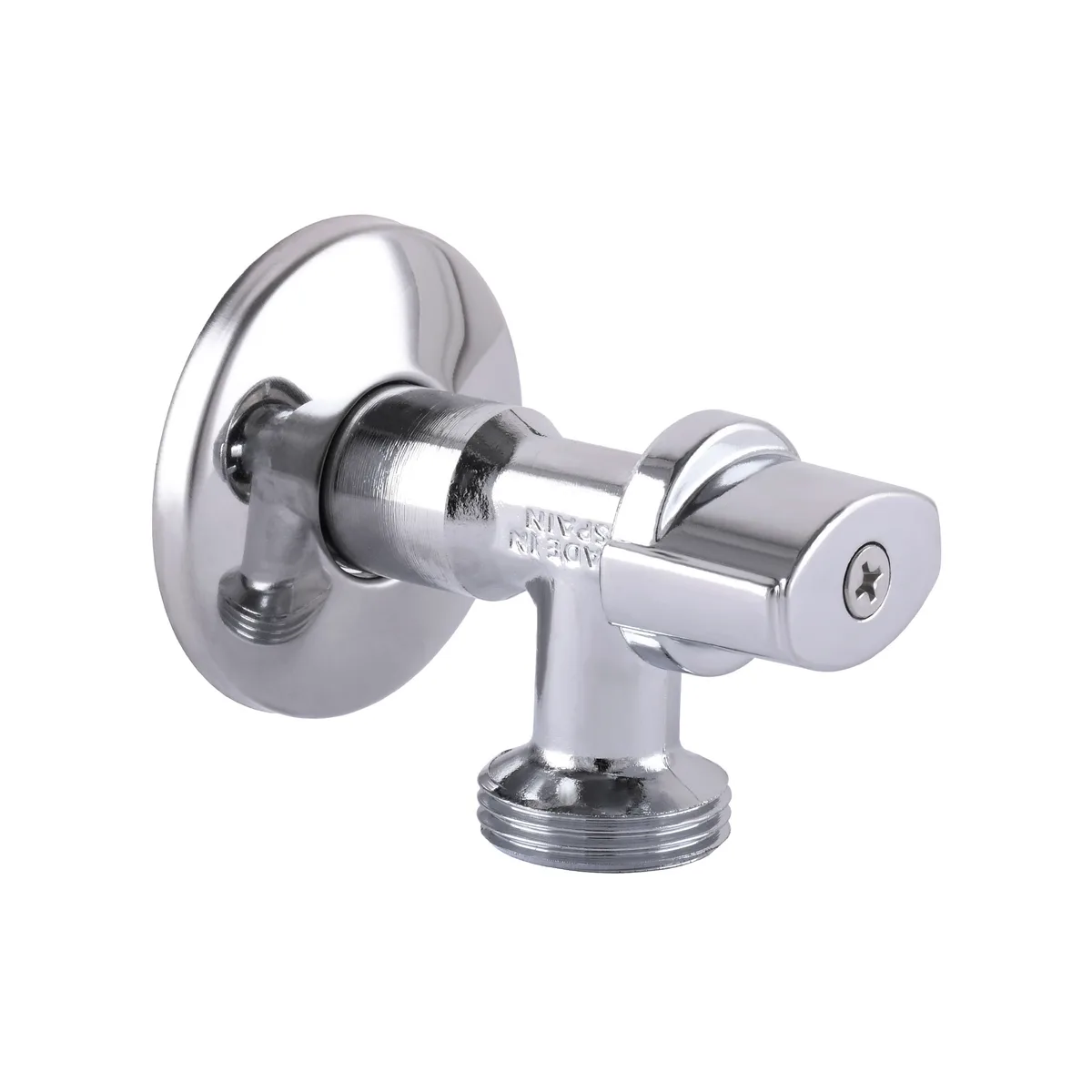 Кран кульовий кутовий 1/2″х 3/4″ 728MN металева ручка L85MAC, ARCO
