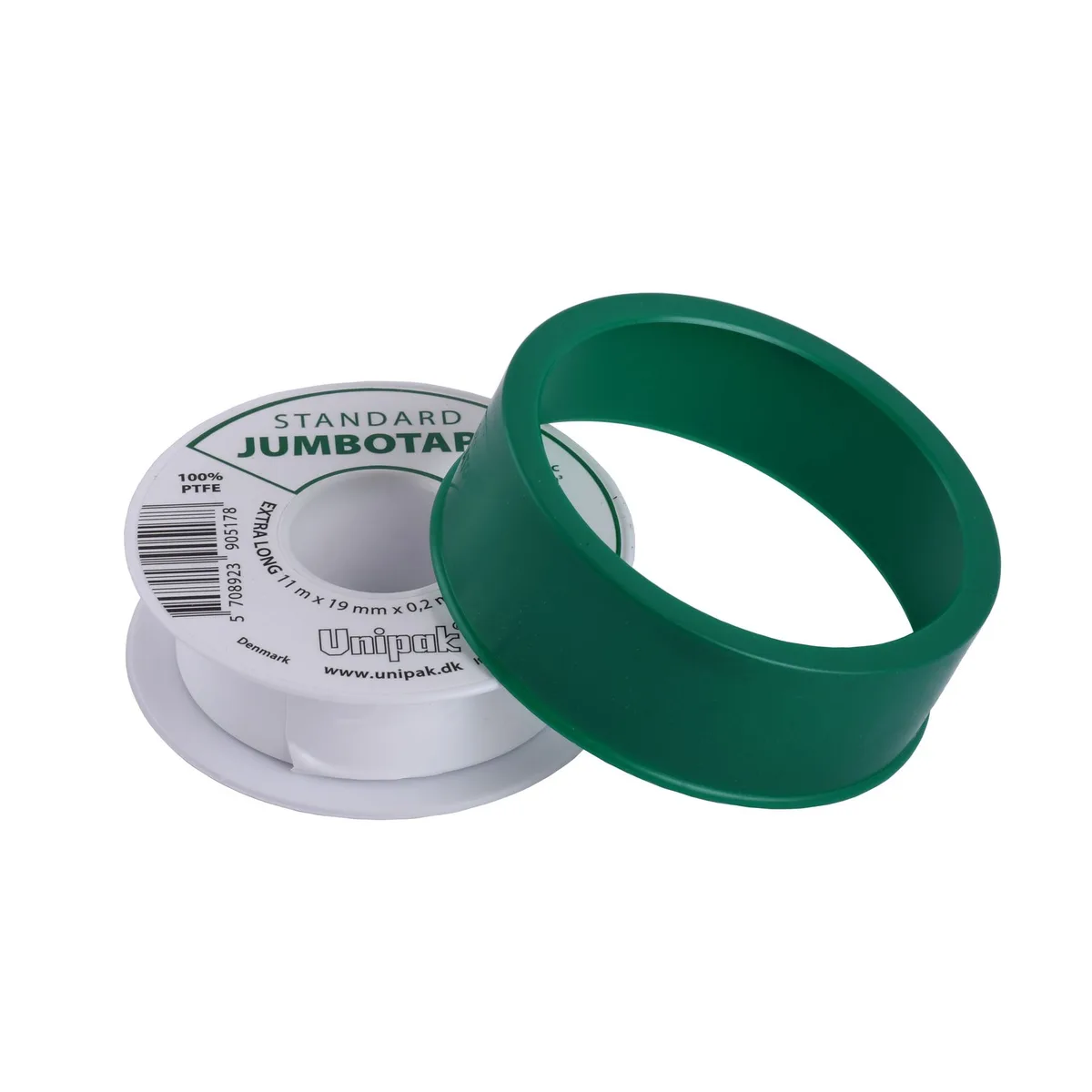 Фум стрічка тефлонова Jumbotape standard (11 м х 19 мм х 0,2 мм), UNIPAK