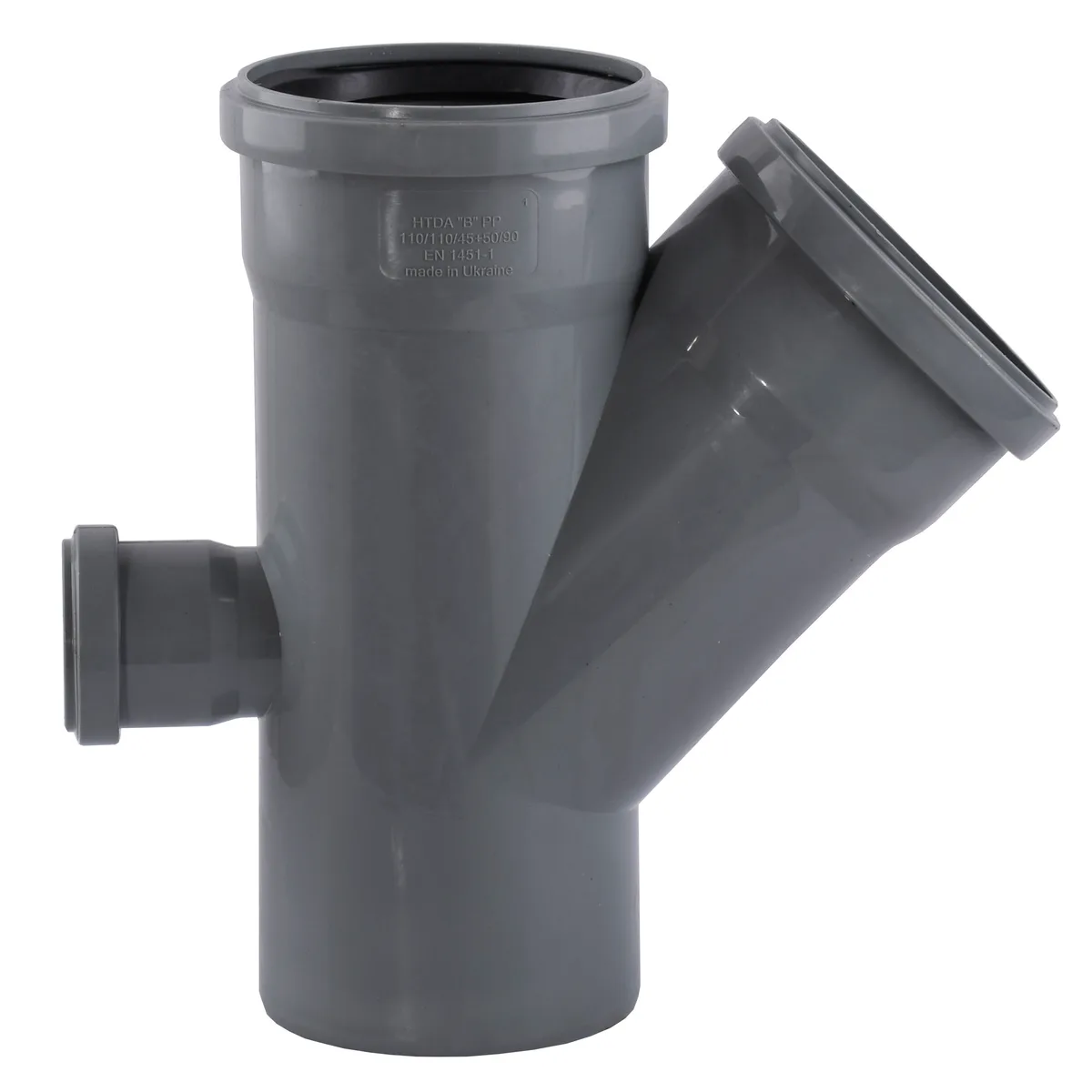 Хрестовина 1пл 110×110×45+50×90°задній відвід, VSplast