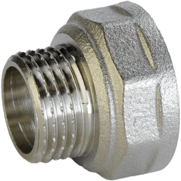 Перехідник редукційний 3/4″х1/2″ВЗ нікельований А0603А(нк)
