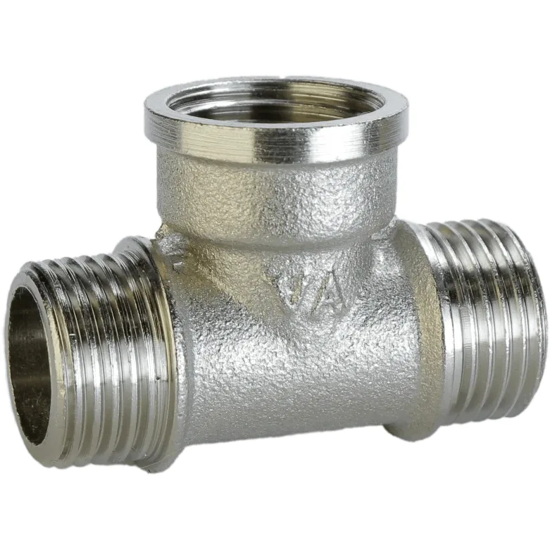 Трійник 1/2″ЗВЗ нікельований А0215А(нк)