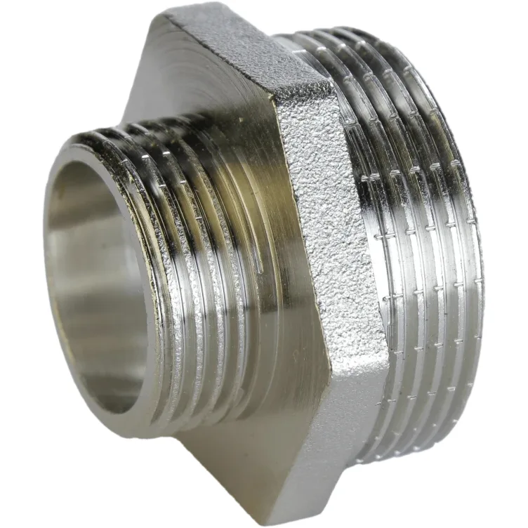 Ніпель редукційний 1 1/4″х 3/4″ЗЗ нікельований А0593А(нк)