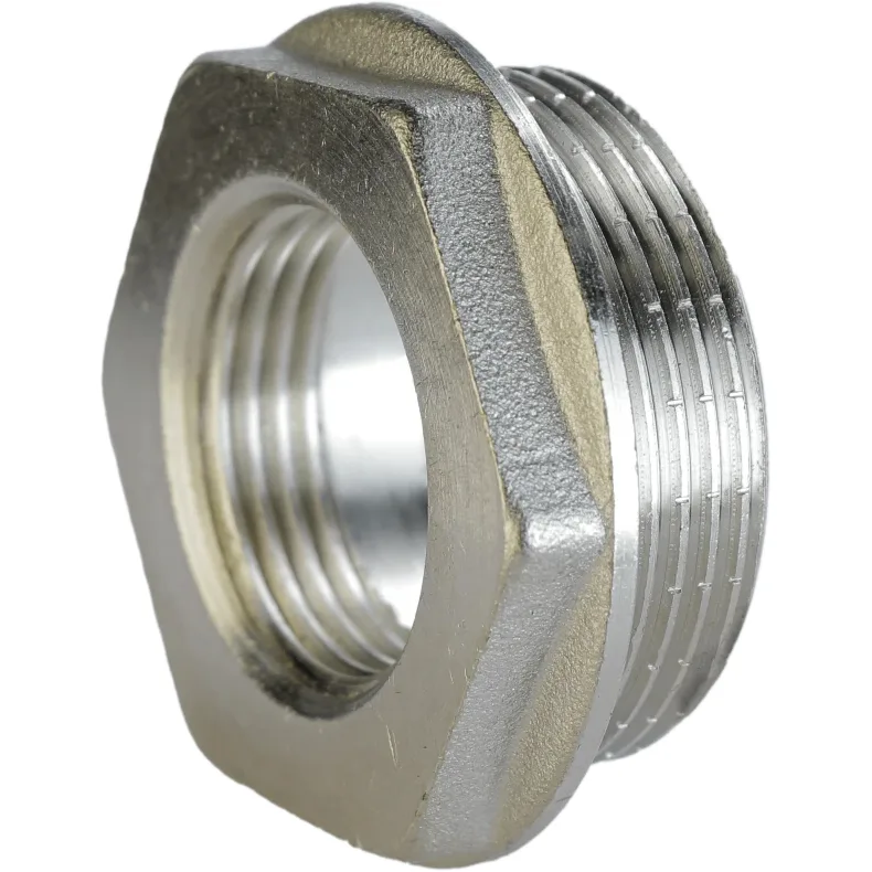 Футорка 1 1/4″х 3/4″ЗВ нікельована А0711А(нк)