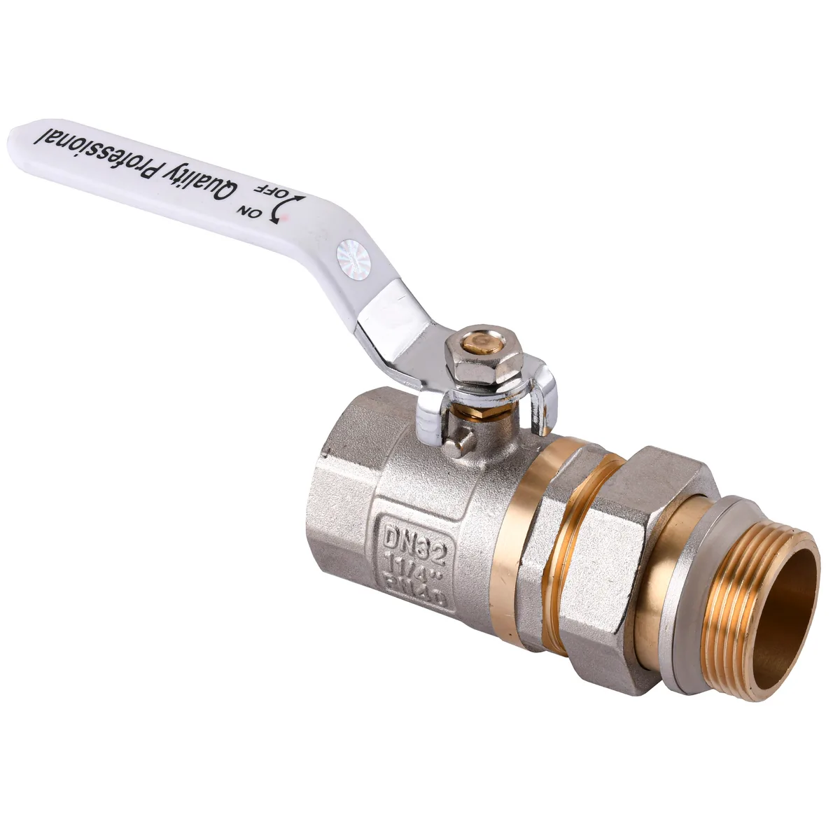 Кран кульовий з американкою Q PROFESSIONAL QP003 PN40 1