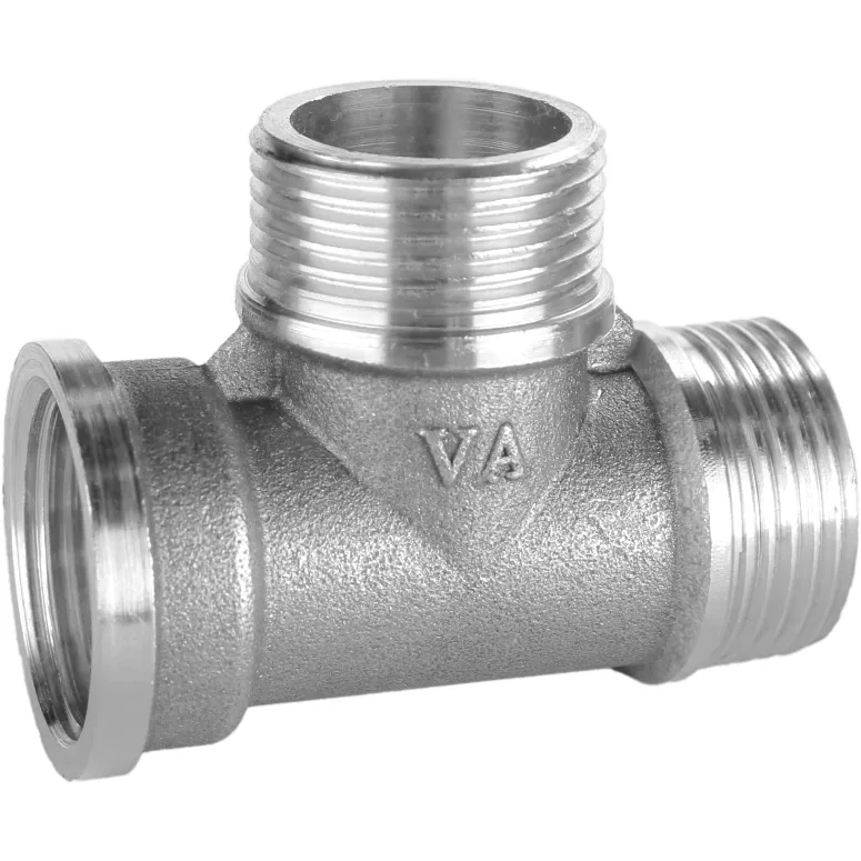 Трійник 3/4″ВЗЗ нікельований А0255А(нк)