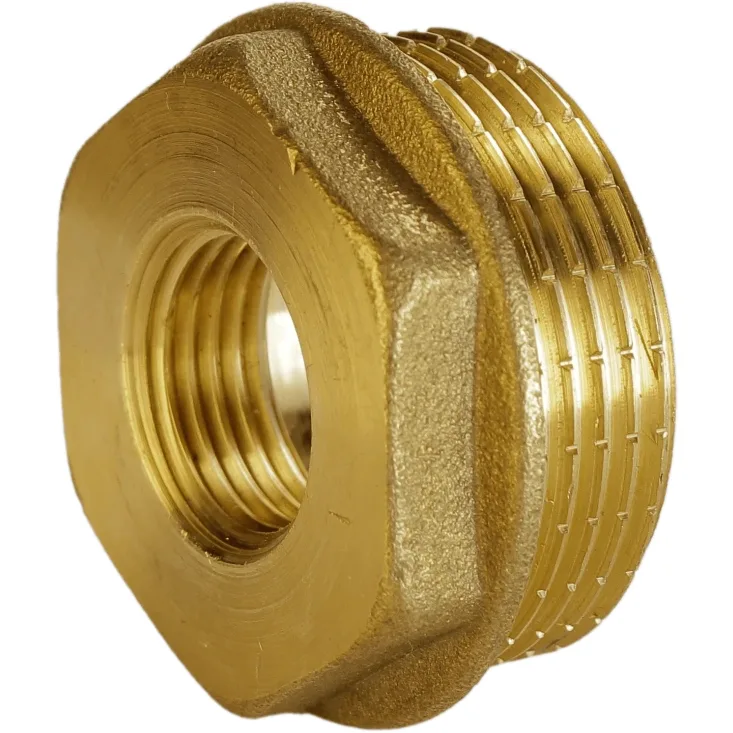 Футорка 1 1/4″х 1/2″ЗВ латунна А0710А