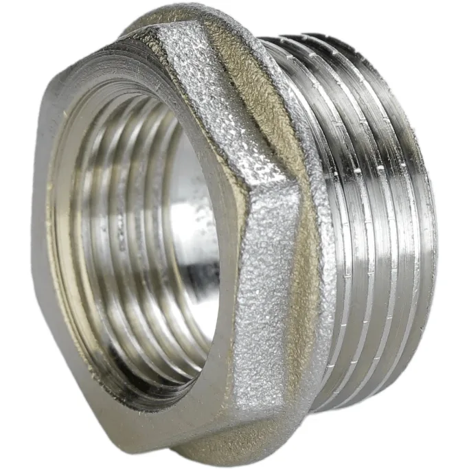 Футорка 1 1/2″х1 1/4″ЗВ нікельована А0754А(нк)