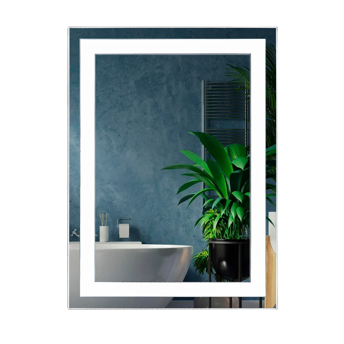 Дзеркало MRR-01 SQR-AA 700×900 mm LED FL, UNIO