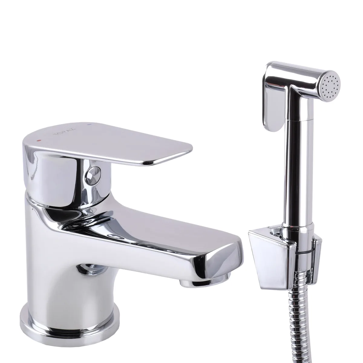 Змішувач для умивальника CAPRI TCA-15206-H43 гігієнічний зі стоп-лійкою вбудований клапан D35, TOPAZ